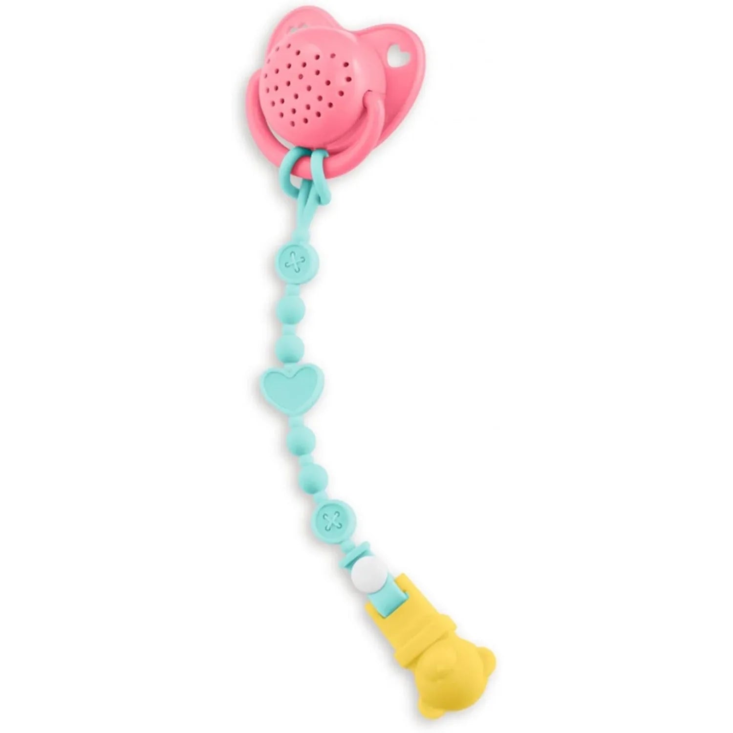 Corolle Baby Doll Pacifier with 15 Sounds - for 14" Baby Dolls, Pink/Blue - Gomix Brands Outlet